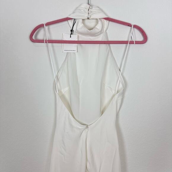 MISHA COLLECTION Ivory Halter Maxi Dress - Picture 7 of 8